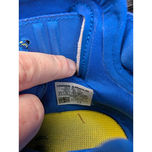 Under Armour Mens Steph Curry Sneakers 9.5 Royal Blue (3)III Zero(1298308-400) - Picture 6 of 9